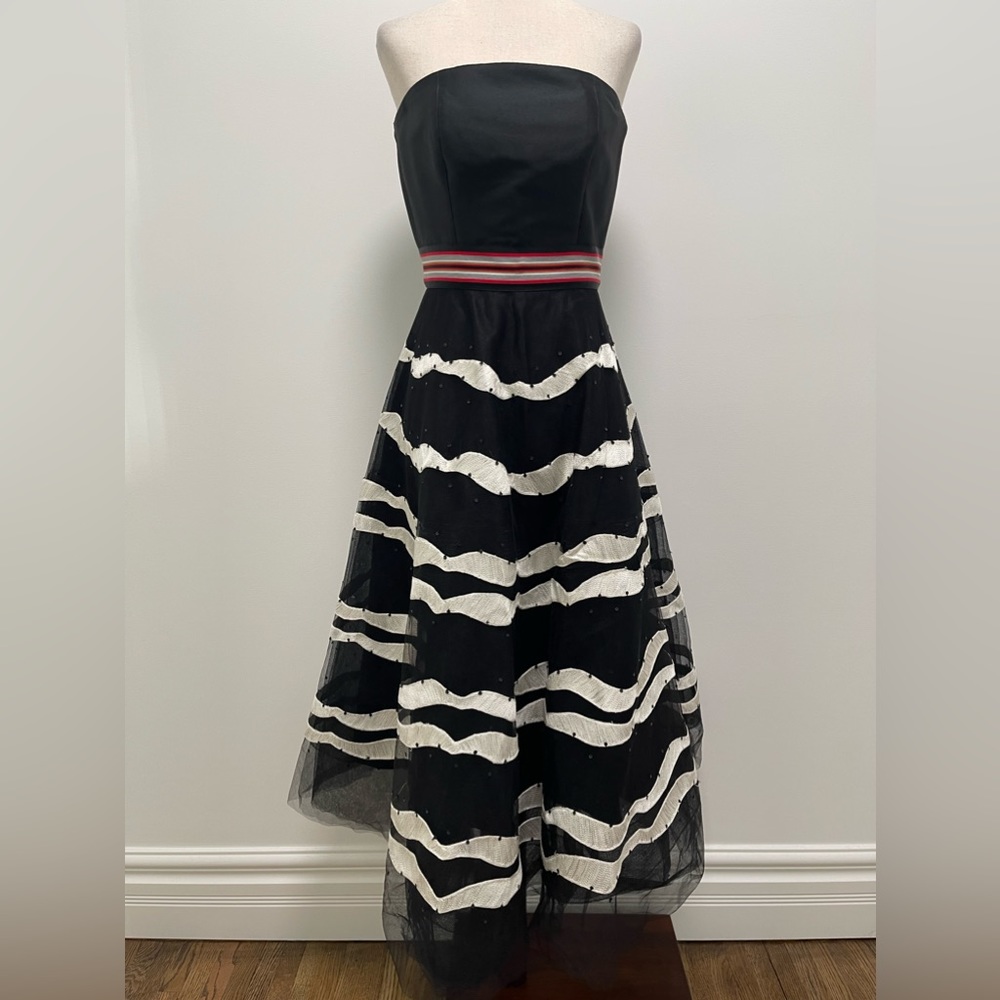 Sachin & Babi Alexi Strapless Dress, Black, 0 - Picture 2 of 14